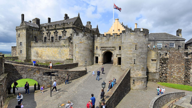 Stirling Castle in Stirling, Scotland